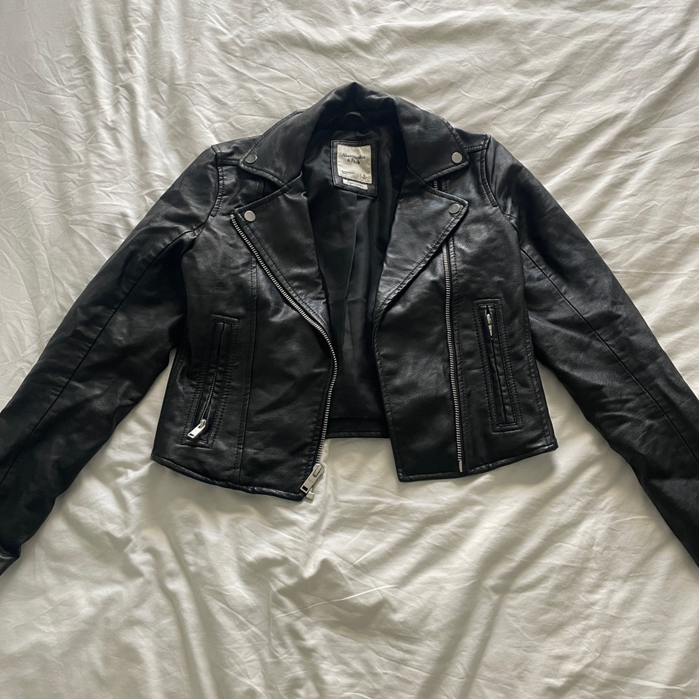 Black Leather Women's Jacket